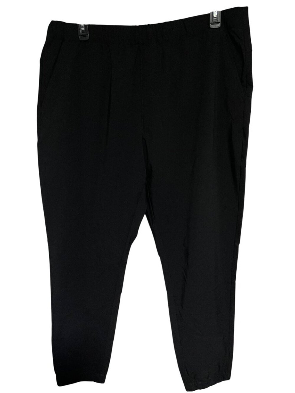 Members Mark Mens Travel Jogger XL Black 4-Way Stretch MoistureWicking UPF 30